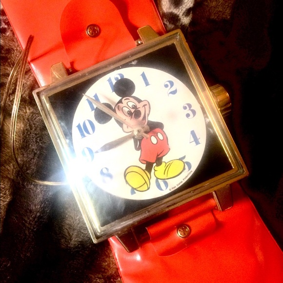 Disney Other Rare Antique Disney Mickey Mouse Watch Wall Clock